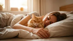 Dormire con il gatto: dove finiscono i benefici e iniziano i rischi